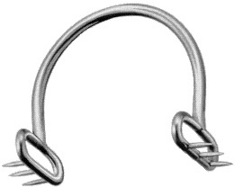 Logan Bow, W/ Out Teeth, 1 1/4" Wide